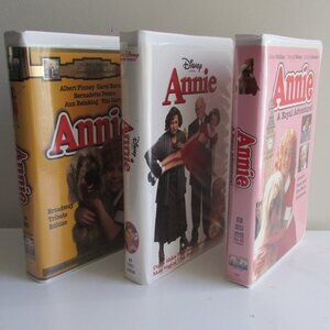 VHS Tapes - Annie grouping